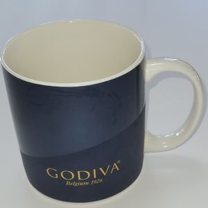 Blue 20 oz Godiva mug
